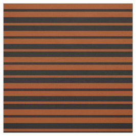 Brun svart Rand Mönster Design Tyg