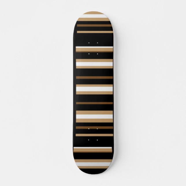 Brun svart skateboard (Framsida)