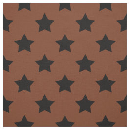 Brun svart stjärnor Mönster dekorativ textil