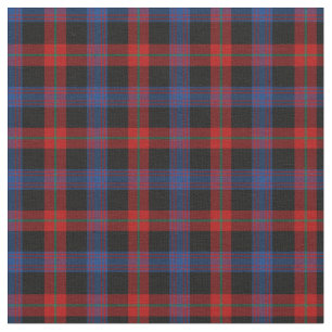 Brun Tartan för klan Tyg