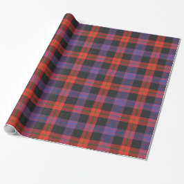 Brun Tartan som slår in papper Presentpapper