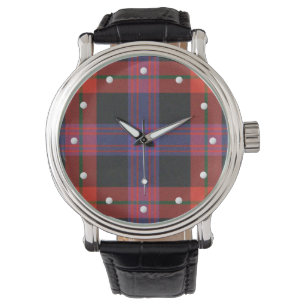 Brun Tartanklocka Armbandsur