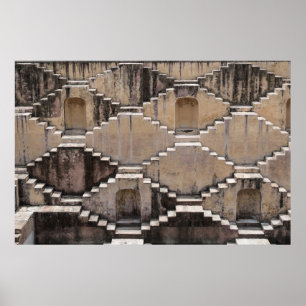 Brun tempeldesign poster