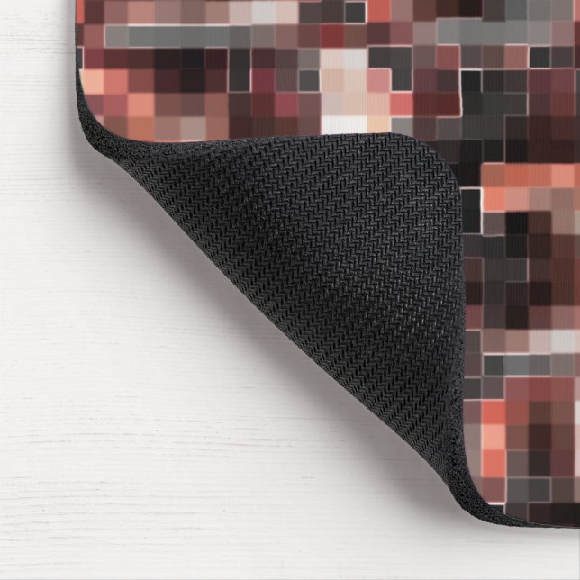 Brun till lax, vit, grått mosaik av plattor stil musmatta (Hörn)