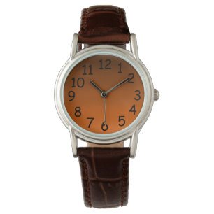 Brun till Orange Tona Armbandsur