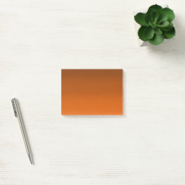Brun till Orange Tona Post-it Block