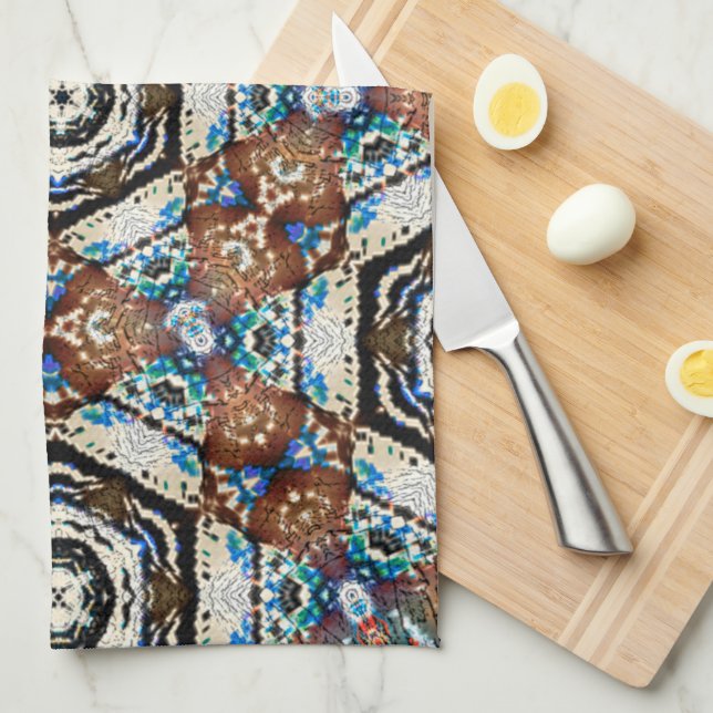 Brun tjock trådsmaska är hur den ser ut kökshandduk (Vikt i Fjärdedel)