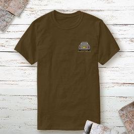 Brun Topaz Mist Figaro Driver Namn Figaration Tee Shirt
