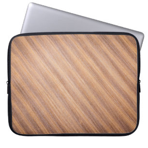 Brun trä yta laptop fodral
