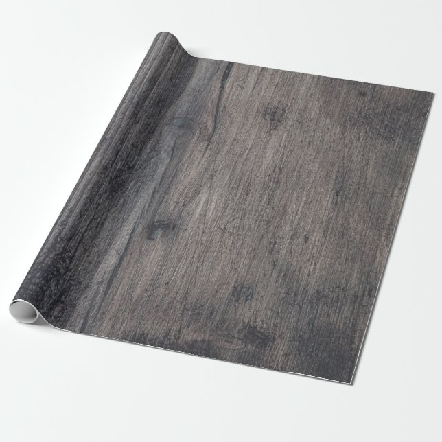 Brun träbräde presentpapper (Utrullad)