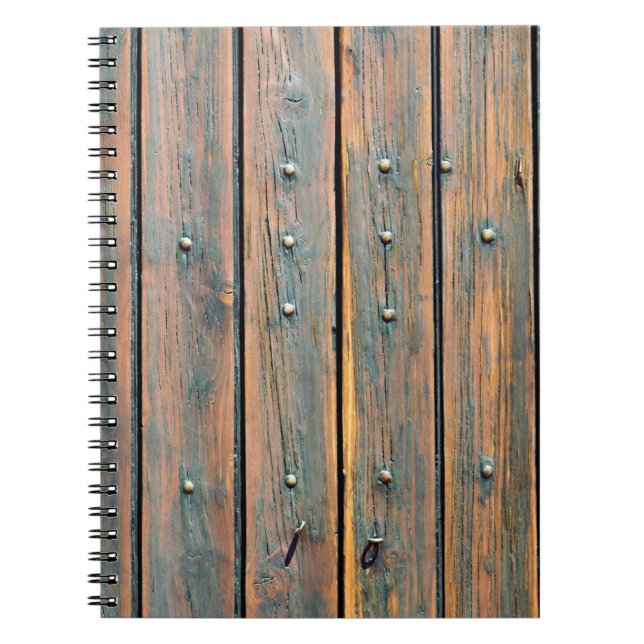 Brun träpanel anteckningsbok (Framsidan)
