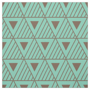 Brun triangles Modern Mönster Anpassningsbar - bak Tyg