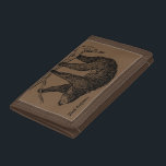 Brun trifold SlothOutfittersplånbok<br><div class="desc">Omfamna din kärlek för sloths med detta unikt,  den vintage tittar trifold slothdesignplånboken.</div>