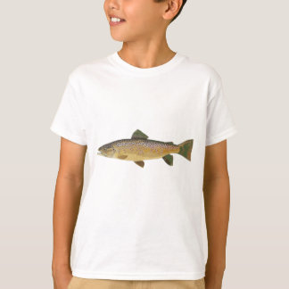 Brun Trout. T Shirt