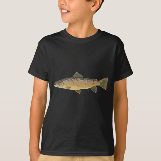 Brun Trout. Tee (Framsida)