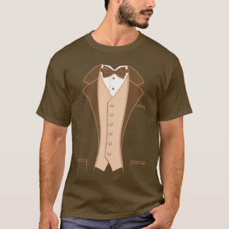 Brun trycksmoking tee