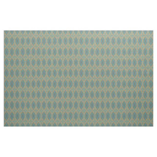 Brun turkos Blue Grönt Taupe Beige Ethnic look Tyg (Fat Quarter)