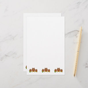 Brun Uggla Design Brevpapper