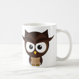Brun Uggla Kaffemugg