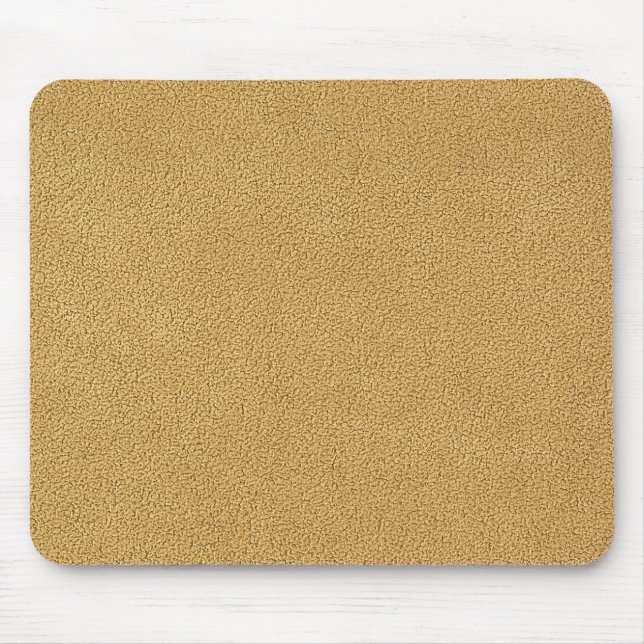 Brun Ultrasuede för kamel Look Musmatta (Framsidan)