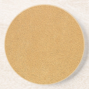 Brun Ultrasuede för kamel Look Underlägg Sandsten