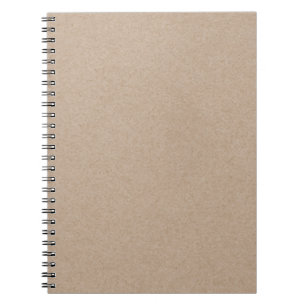 Brun utskrivaven Kraft papper bakgrund Anteckningsbok