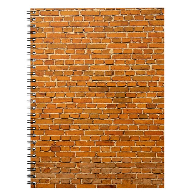 Brun väggbeklädnad anteckningsbok (Framsidan)