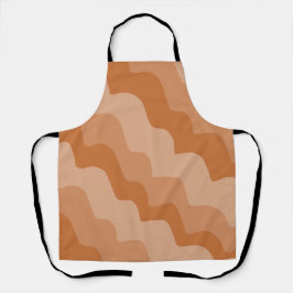 Brun vågigt havets vinkara övertoning