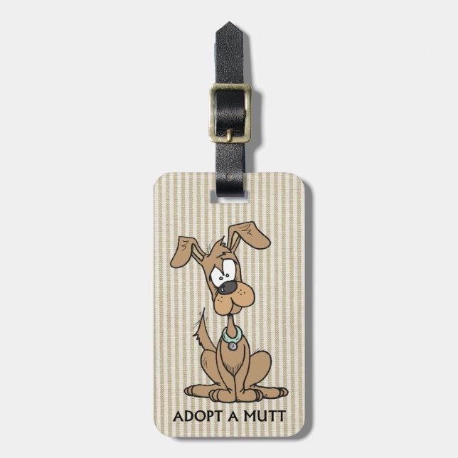 brun valp/anta en mutt bagagebricka (Vertikal Framsida)