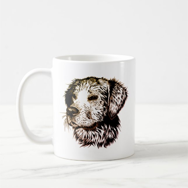 Brun Valps Skiss  Kaffemugg (Vänster)