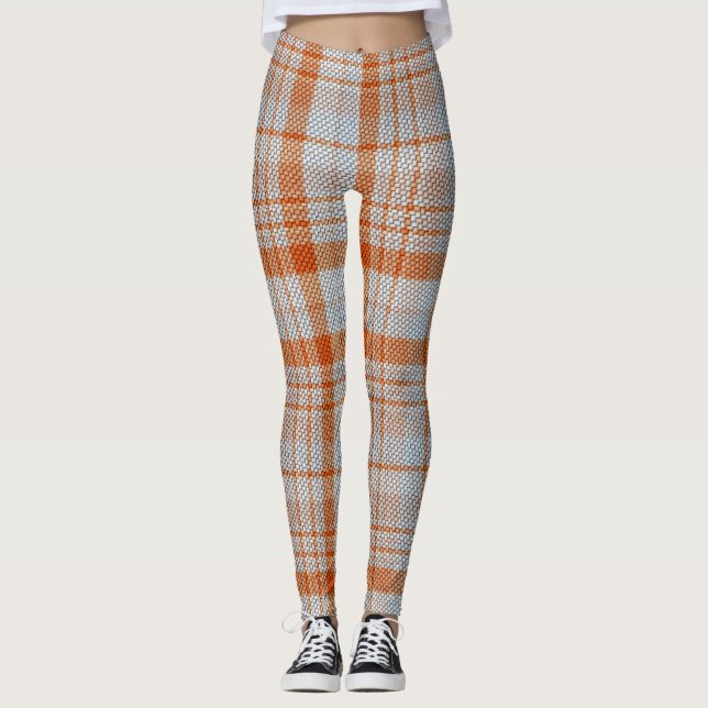 Brun vaxbalar leggings (Framsida)