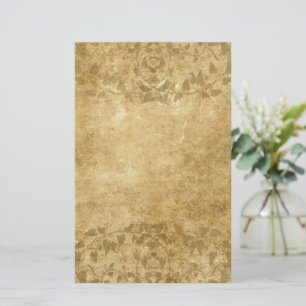 Brun Vintage papper parchemi och vinstall