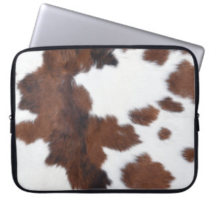 brun vit ko laptop fodral