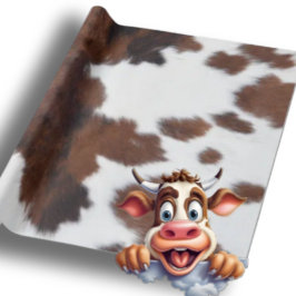 brun vit ko presentpapper