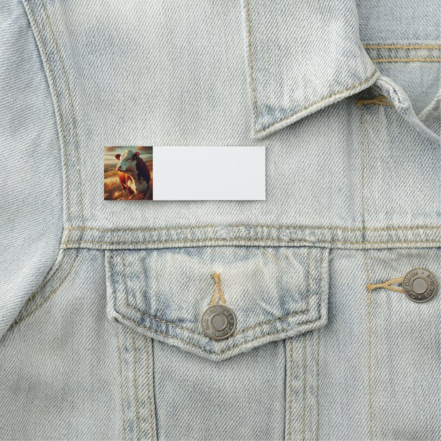 Brun vit kummel (konst) namnbricka (På plats)