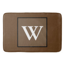 Brun vit monogram