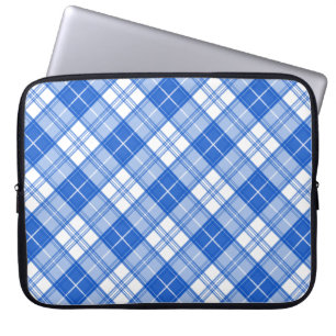 Brun-vit tartanmönster yxm0uat9 laptop fodral