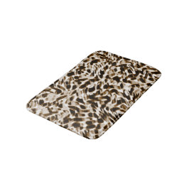 Brun vridande hål i rörelse, mörk och vitaktig badrumsmatta