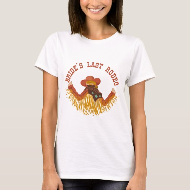 brun western brun brun brun brun brun av sista rod t shirt (Framsida)