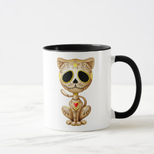 Brun Zombiesockerkattunge Mugg