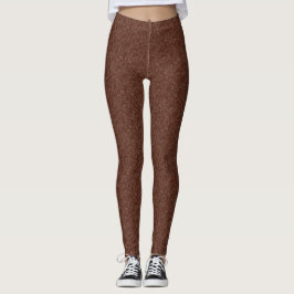 Bruna blomstereleganta leggingar  leggings