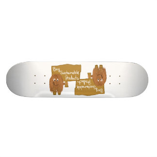 Bruna hållbara produkter skateboard bräda 20,5 cm