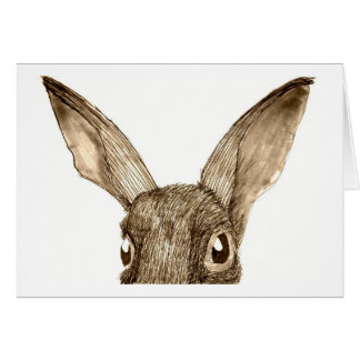 Bruna Hare II Hälsningskort