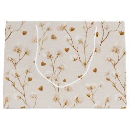 Bruna hjärtan Rodnar Blommig Bröllopsdusch