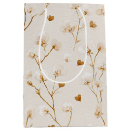 Bruna hjärtan Rosa blomsterbröllopsfest