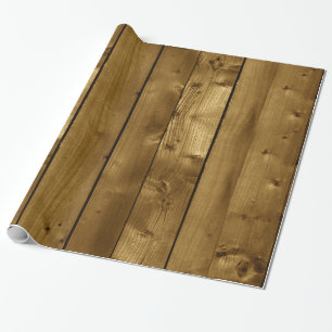 Bruna Knotty Wood plankor Presentpapper