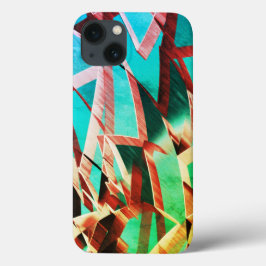 Bruna ränder över grönt eller akvamarinbakgrund