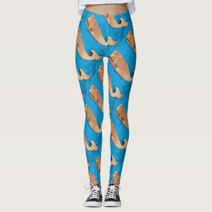 bruna valblått leggings