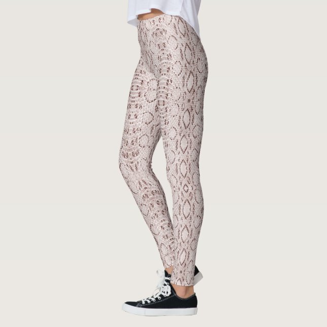 Brunaktig rödaktig leggings (Vänster)