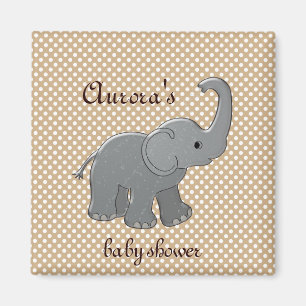 brunbabdusch elefant magnet